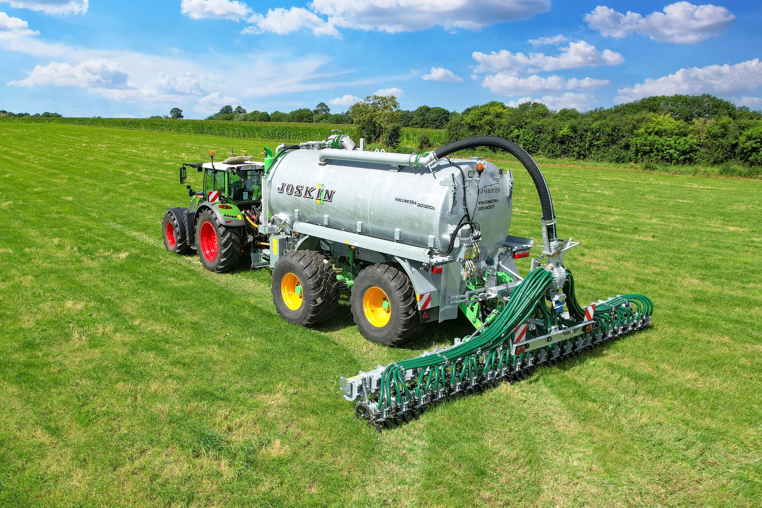 JOSKIN VOLUMETRA Güllefass mit hydraulischem Fahrwerk